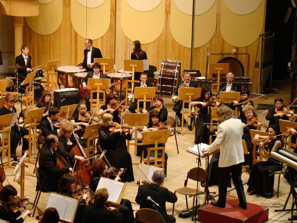 symphony orchestra, concert, philharmonic hall